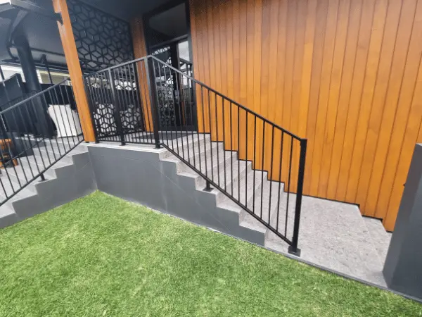 Stairs and green grass